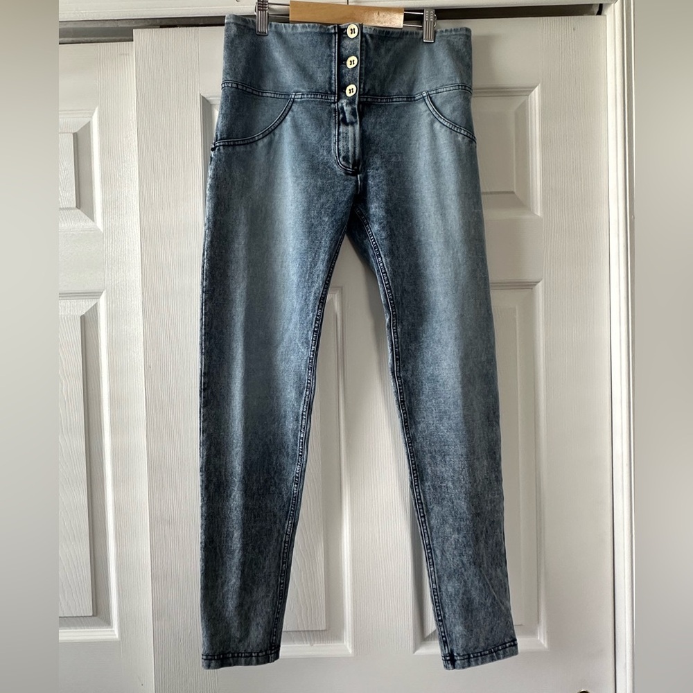 Freddy WR.UP® Denim High Waisted Full Ankle Length JEGGING Women Size 10/XL